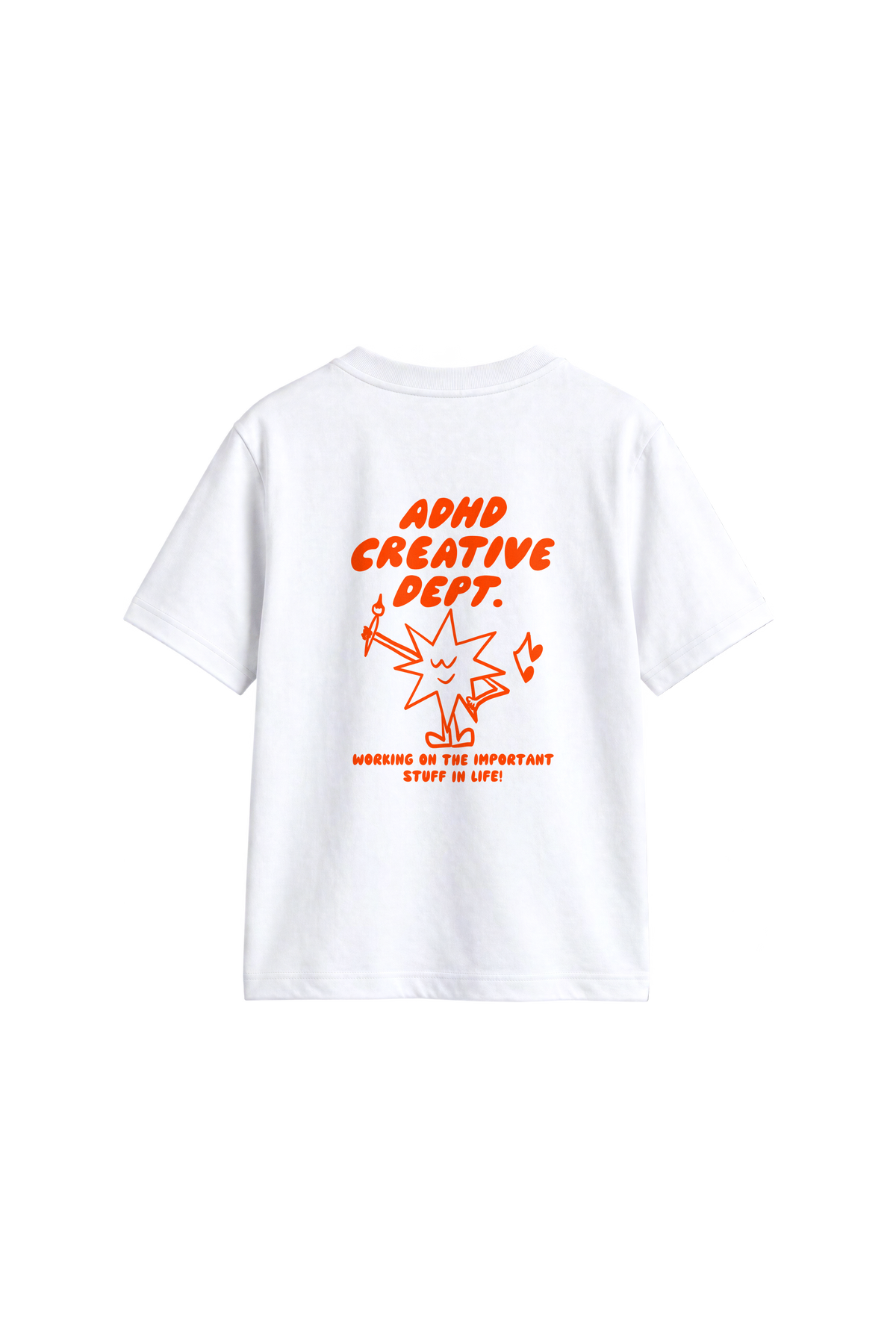 ADHD Creative Dept - Kids T-shirt White — back