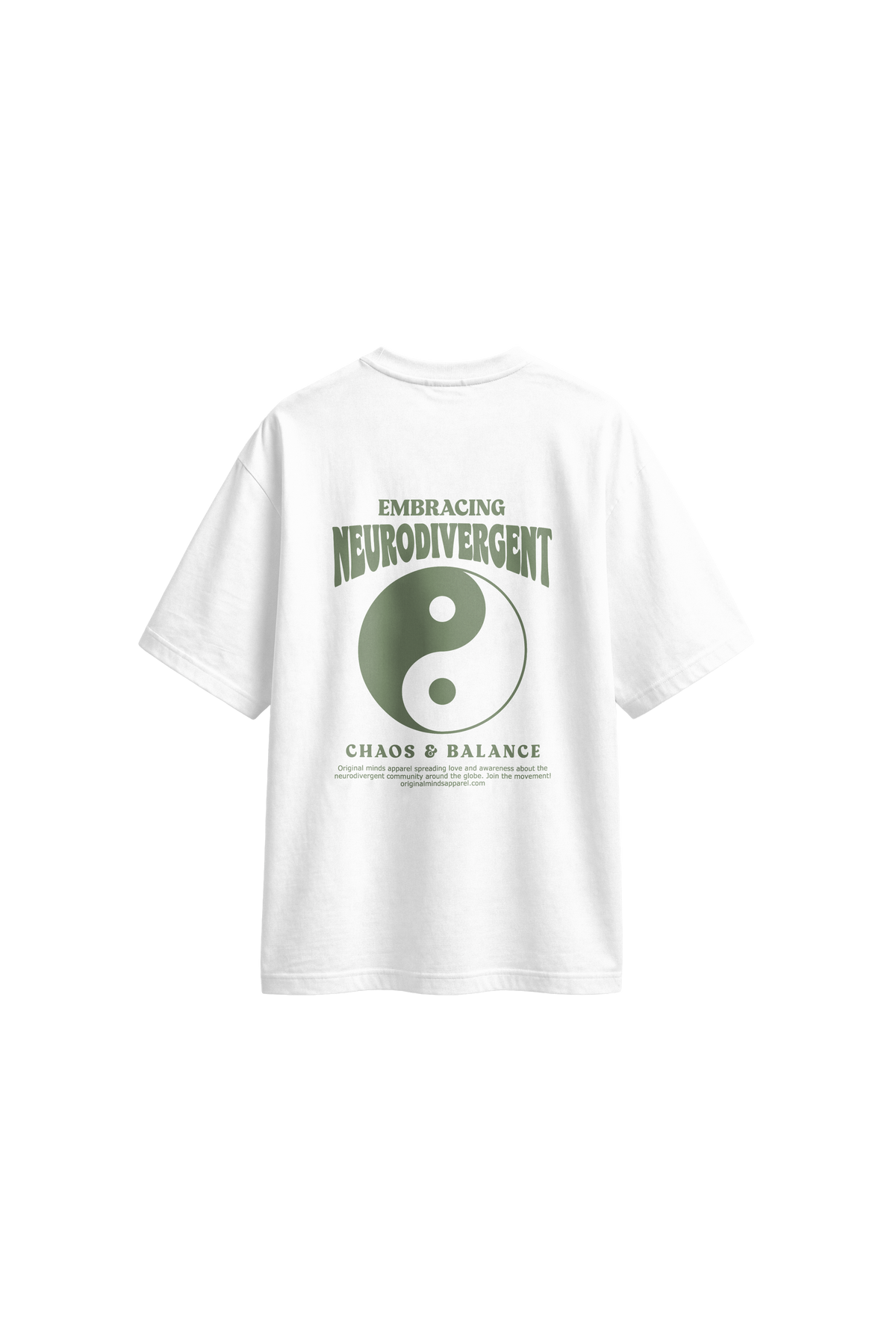 Embracing Neurodivergent - Men's T-Shirt Oversized Fit back