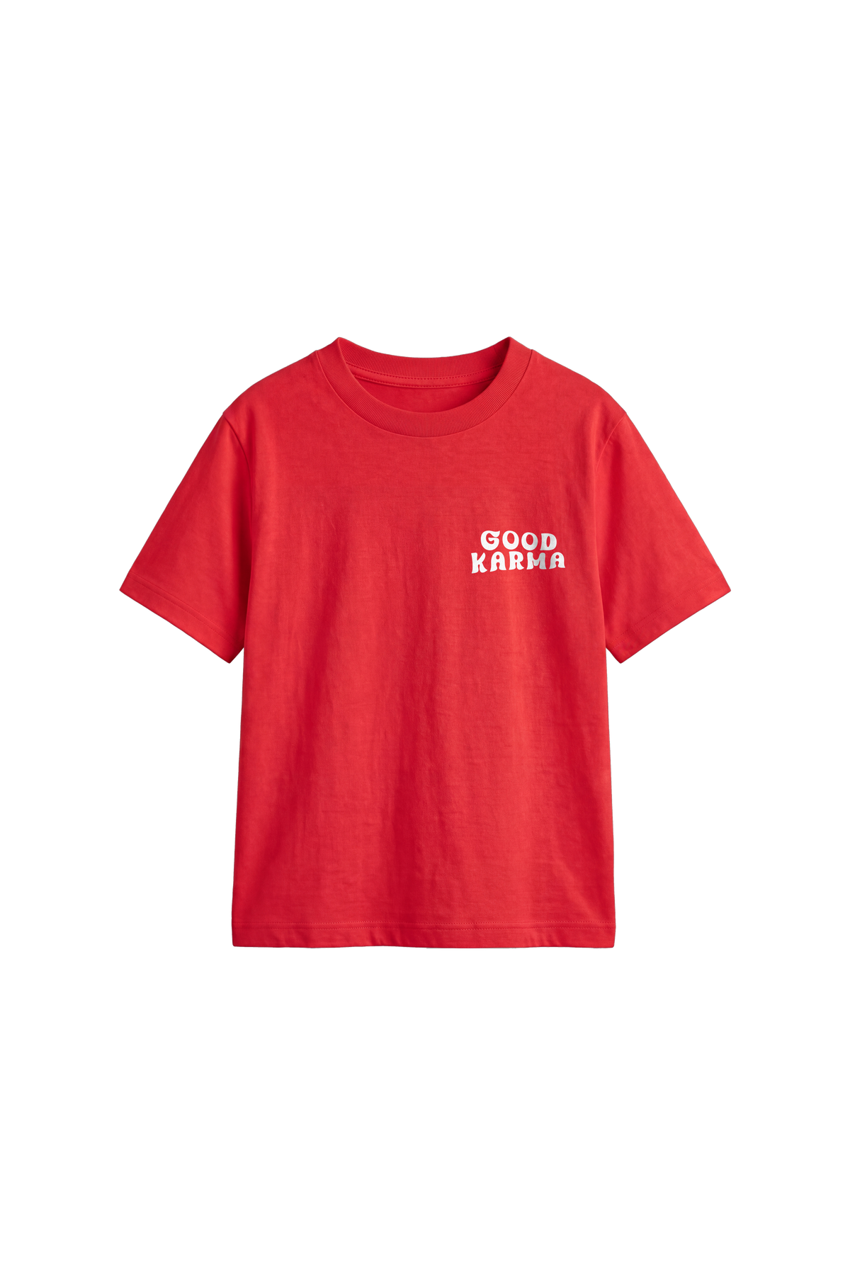 Good Karma - Kids T-shirt Bright Red — front
