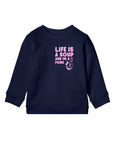 Life is a soup - Kids Sweatshirt