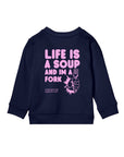 Life is a soup - Kids Sweatshirt