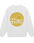 peace love diversity - men reg sweat
