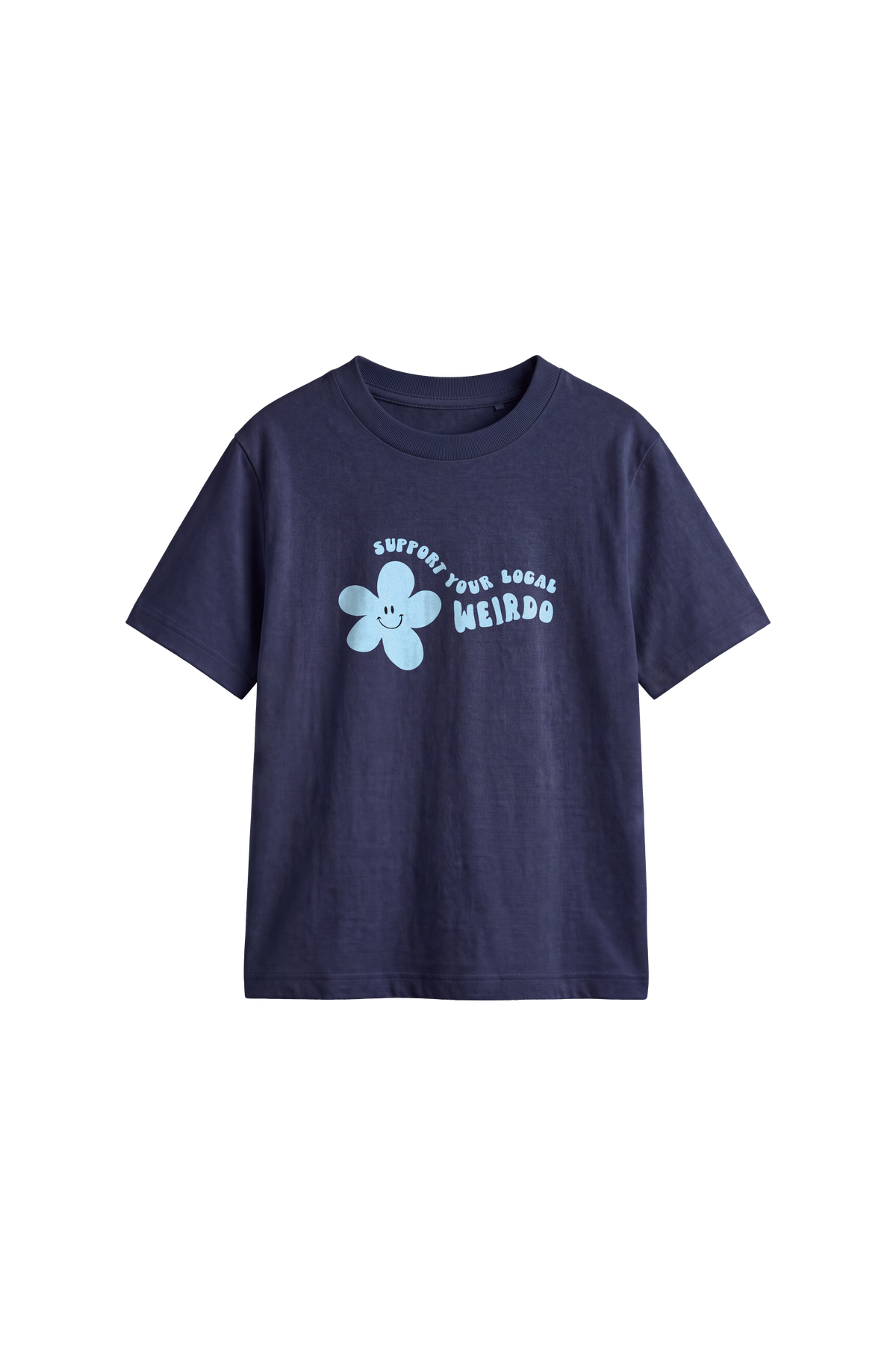 Support Your Local Weirdo - Kids T-shirt French Navy — front