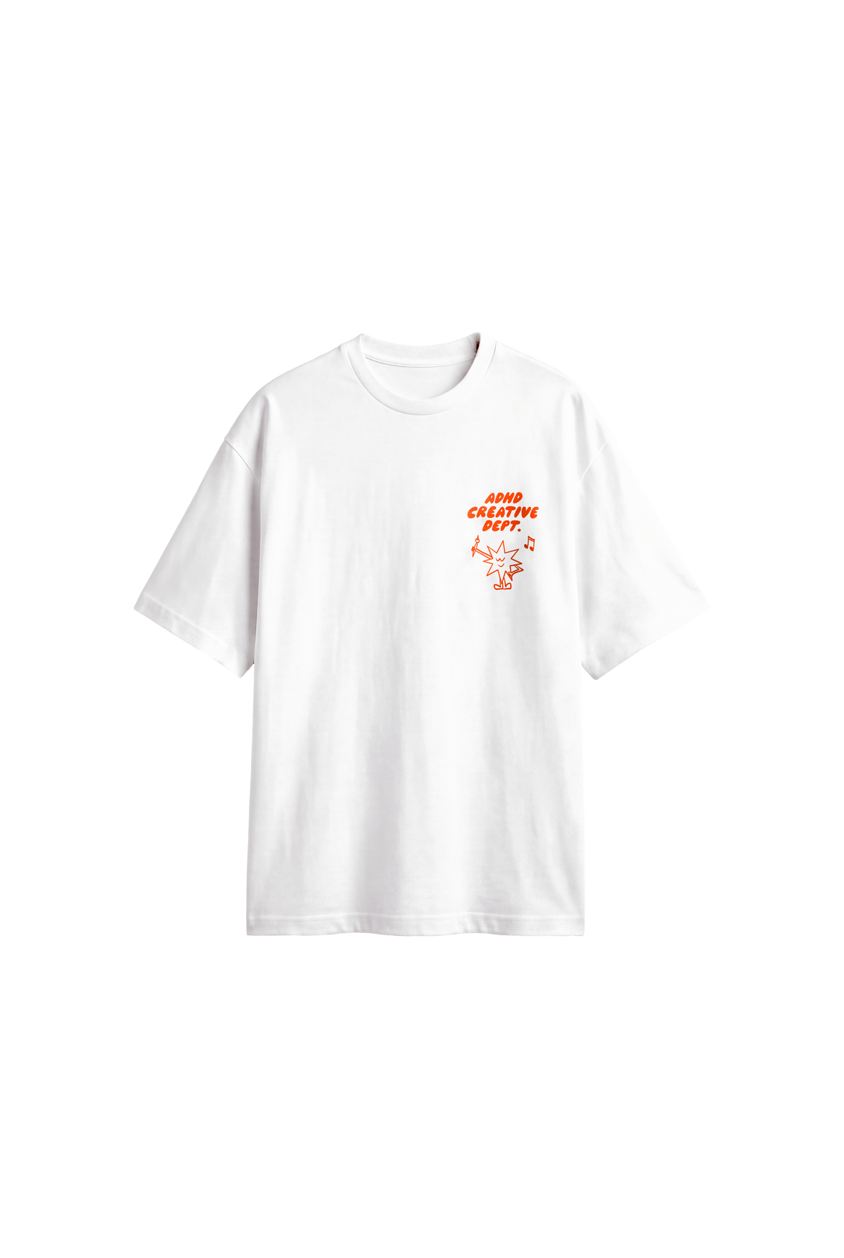 ADHD Creative Dept - Mens Oversized T-shirt front
