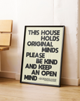 This House Holds Original Minds - Poster