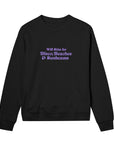 WILL STIM FOR DISCO - WOMENS REGULAR SWEATSHIRT - BLACK