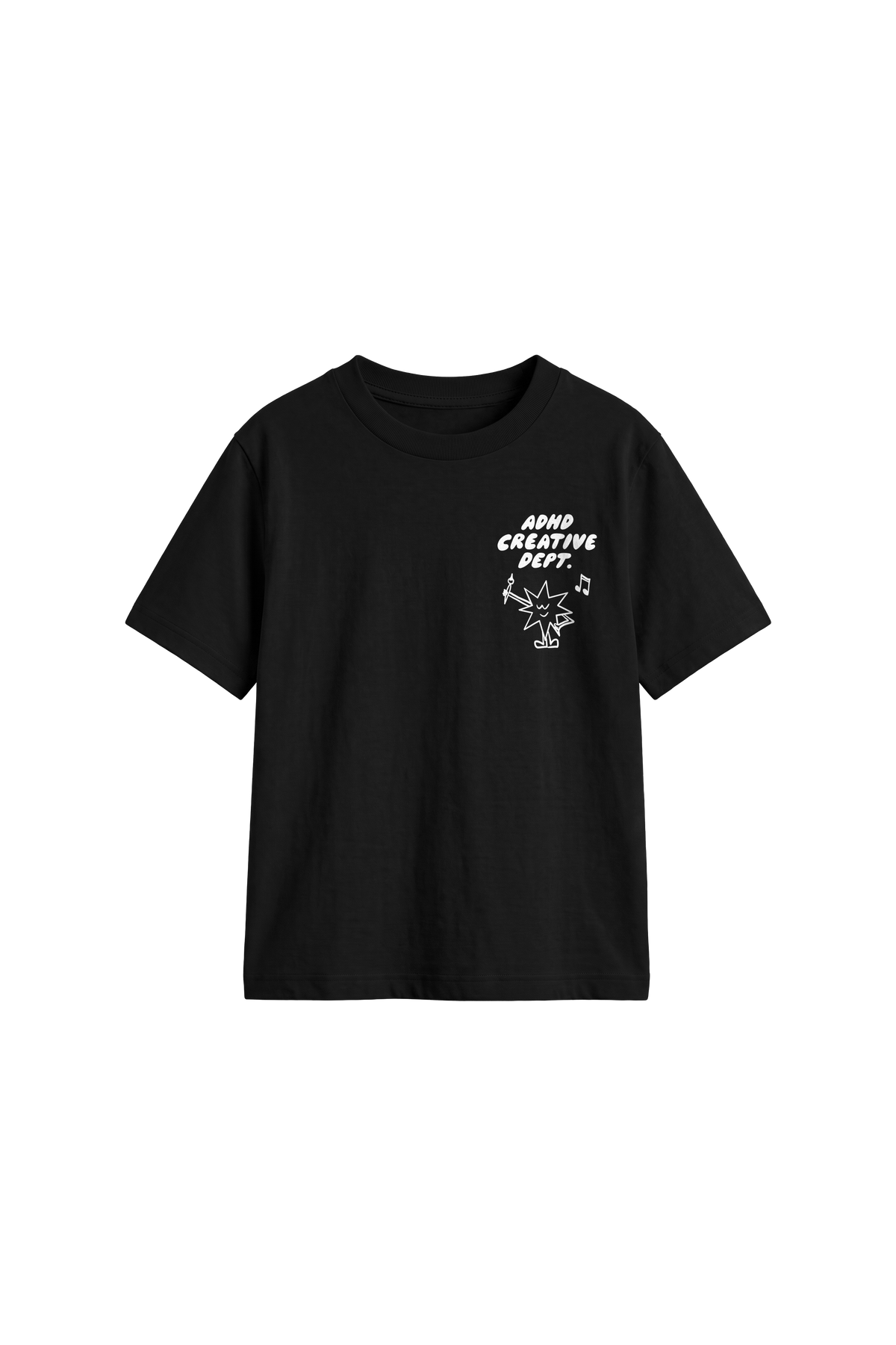ADHD Creative Dept - Kids T-shirt Black — front