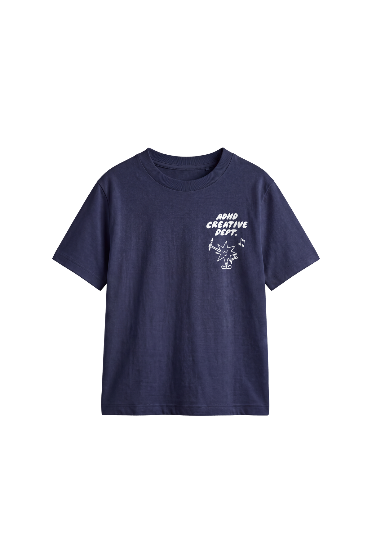 ADHD Creative Dept - Kids T-shirt French Navy — front