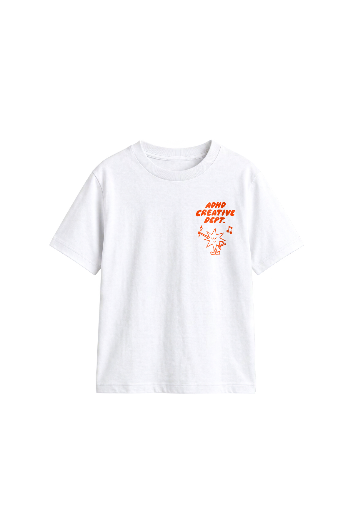 ADHD Creative Dept - Kids T-shirt White — front