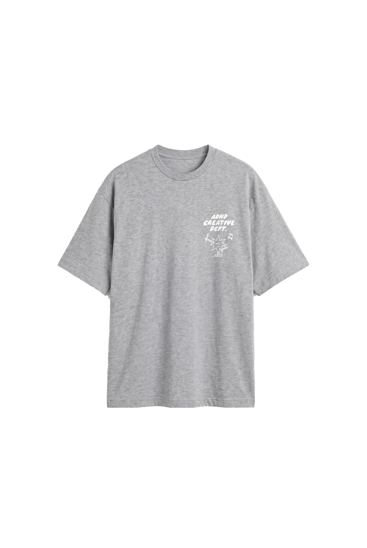 ADHD Creative Dept - Mens Oversized T-shirt — front