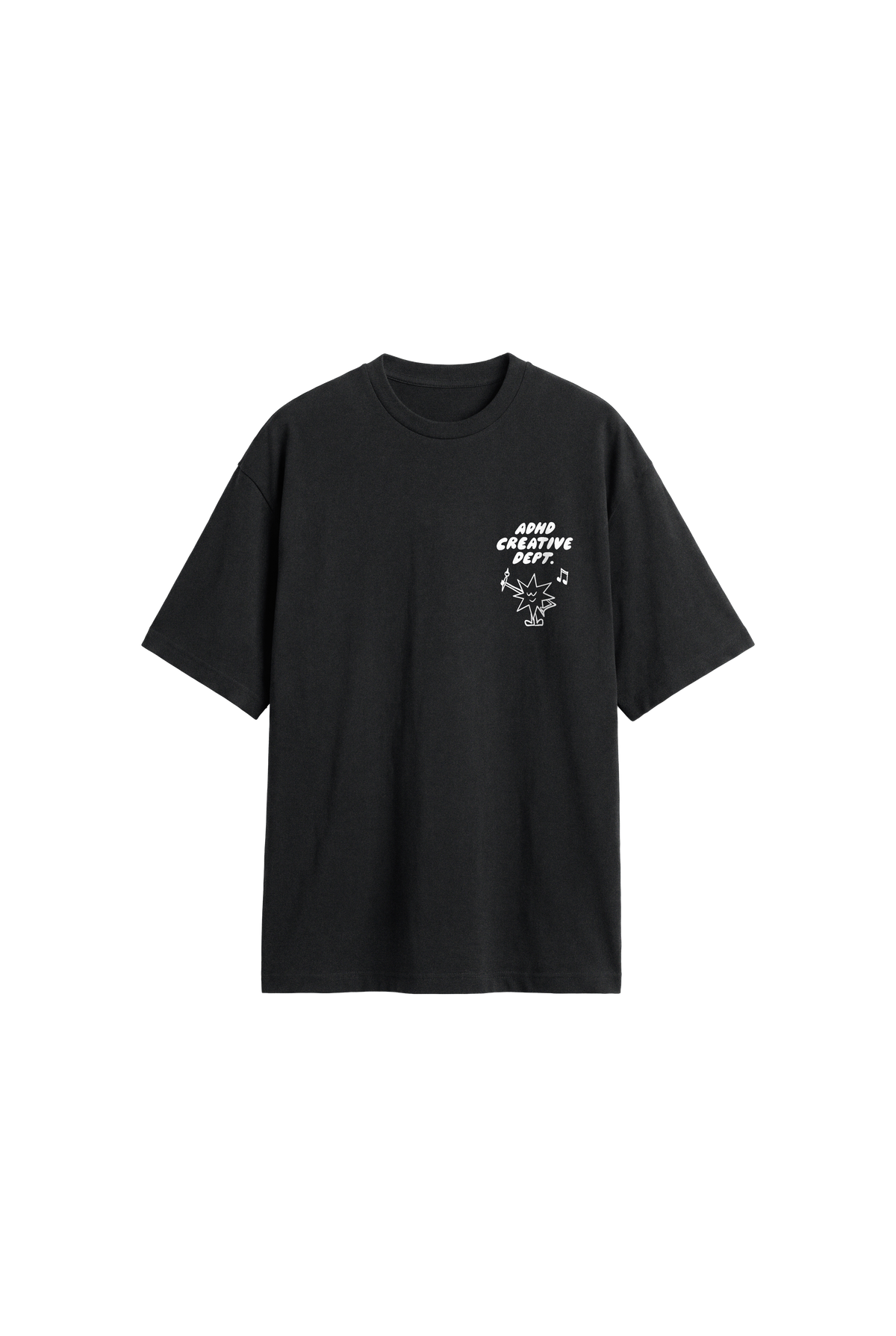 ADHD Creative Dept - Mens Oversized T-shirt — front