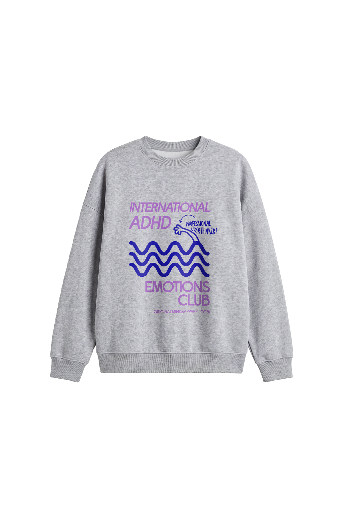 Adhd Emotions Club -  Men’s Sweatshirt regular fit · front