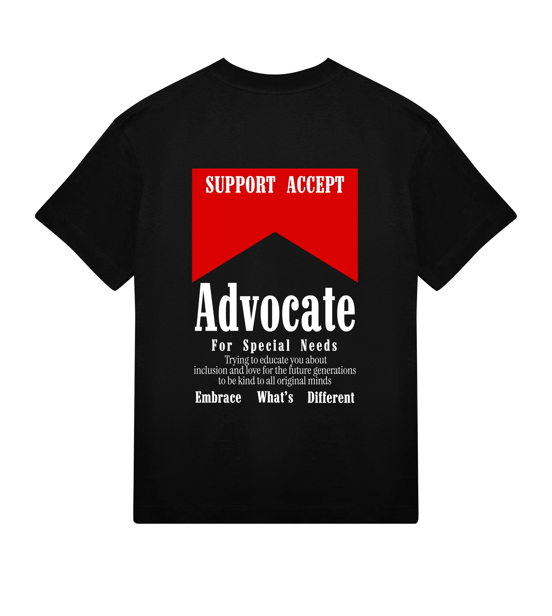 Advocate -  Men’s T-shirt boxy fit — back