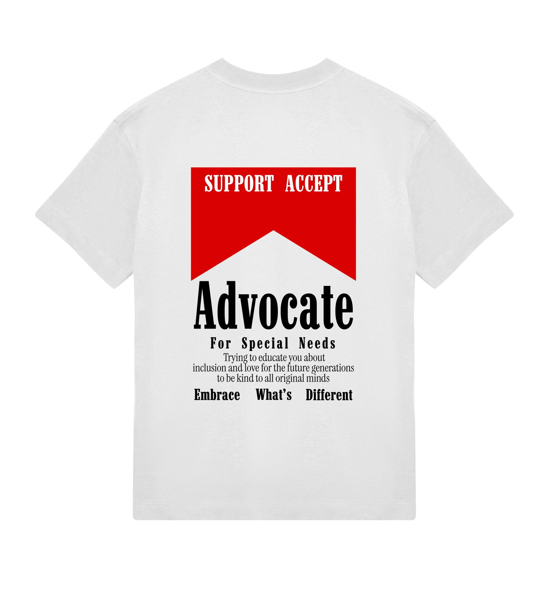 Advocate -  Men’s T-shirt boxy fit — back