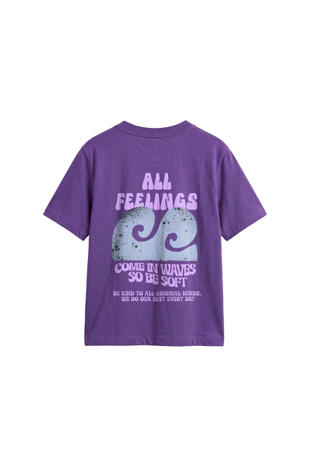 All Feelings - Kids T-shirt Purple — back