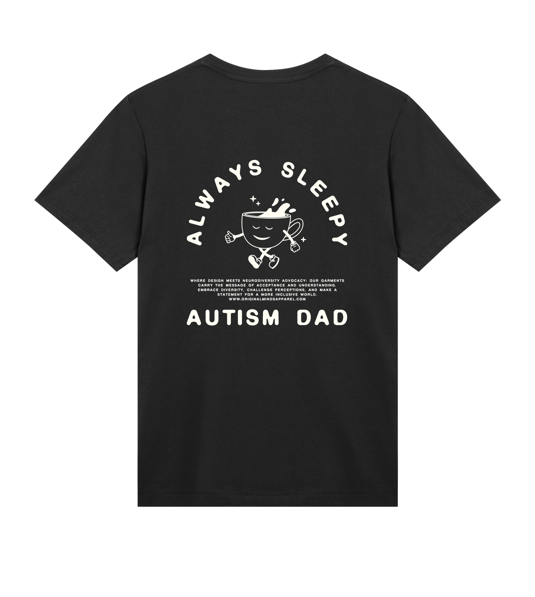 Always Sleepy Autism Dad -  Men’s T-shirt Regular fit — back