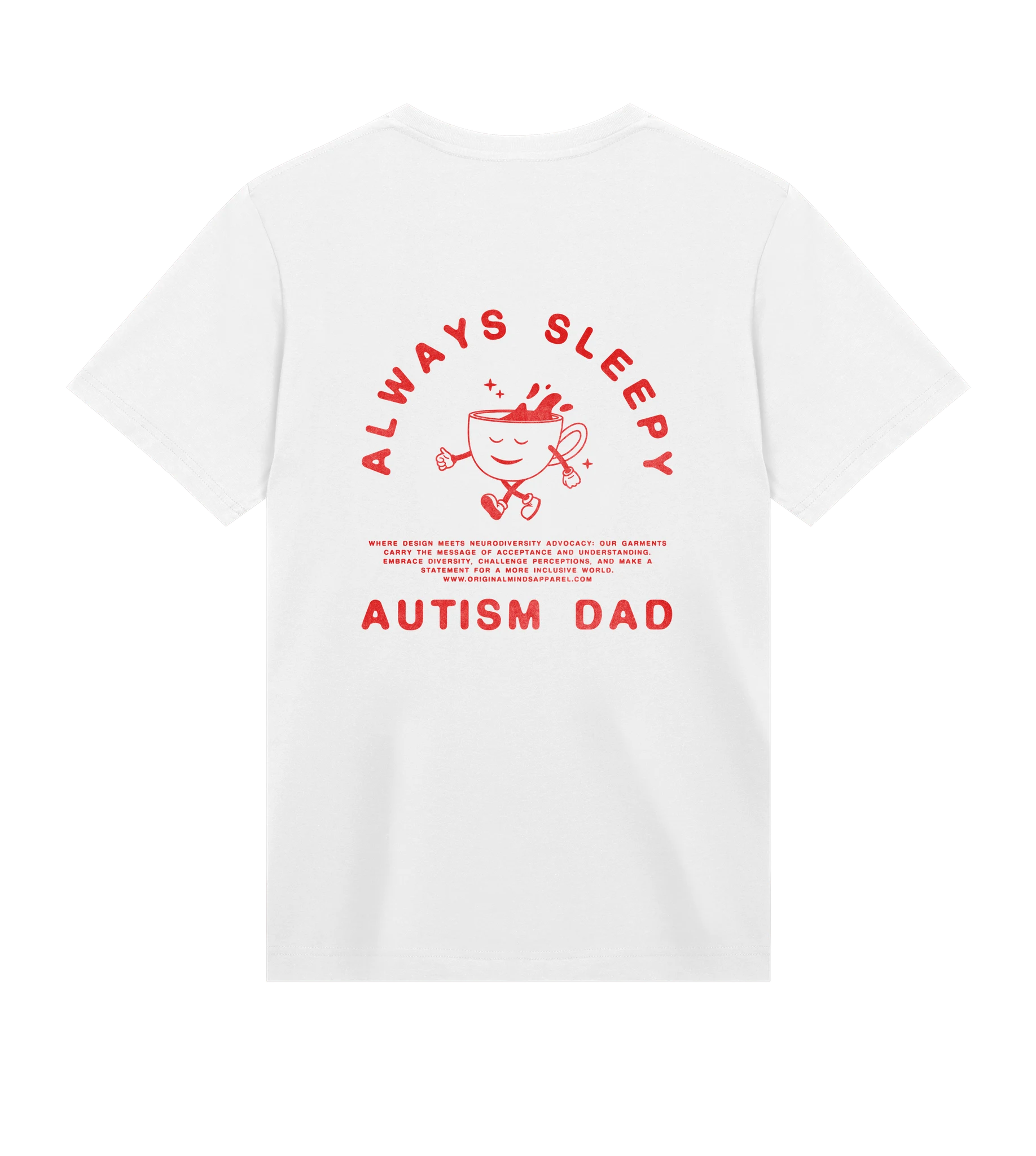 Always Sleepy Autism Dad -  Men’s T-shirt Regular fit — back
