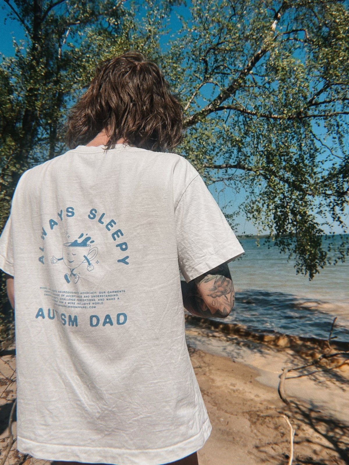 Always Sleepy Dad - Men Boxy Tee