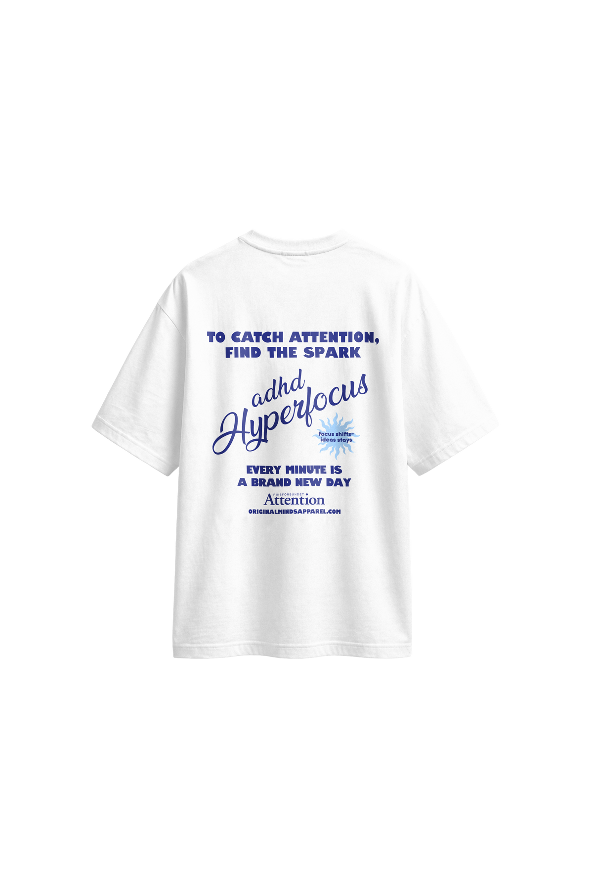 Attention adhd - Men's T-Shirt Oversized Fit back