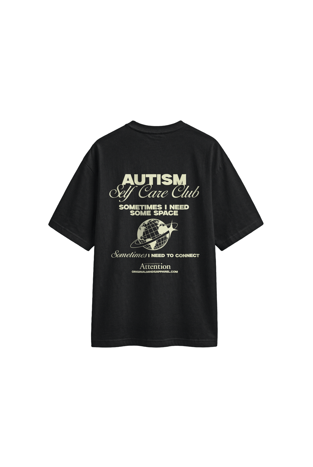 Attention Autism - Men's T-Shirt Oversized Fit back