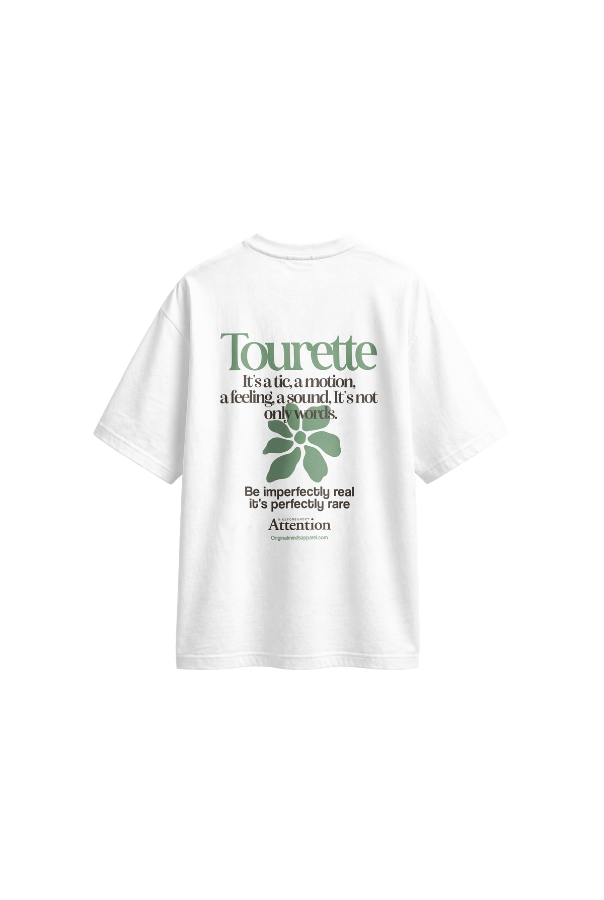 Attention Tourette - Men's T-Shirt Oversized Fit back