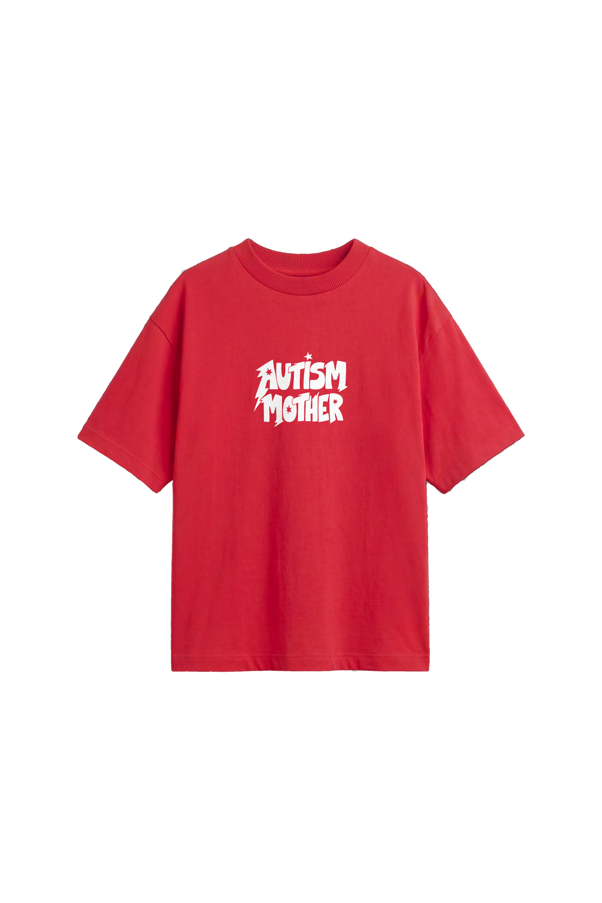 Autism Mother - Women's T-shirt Oversized Fit · Red · front