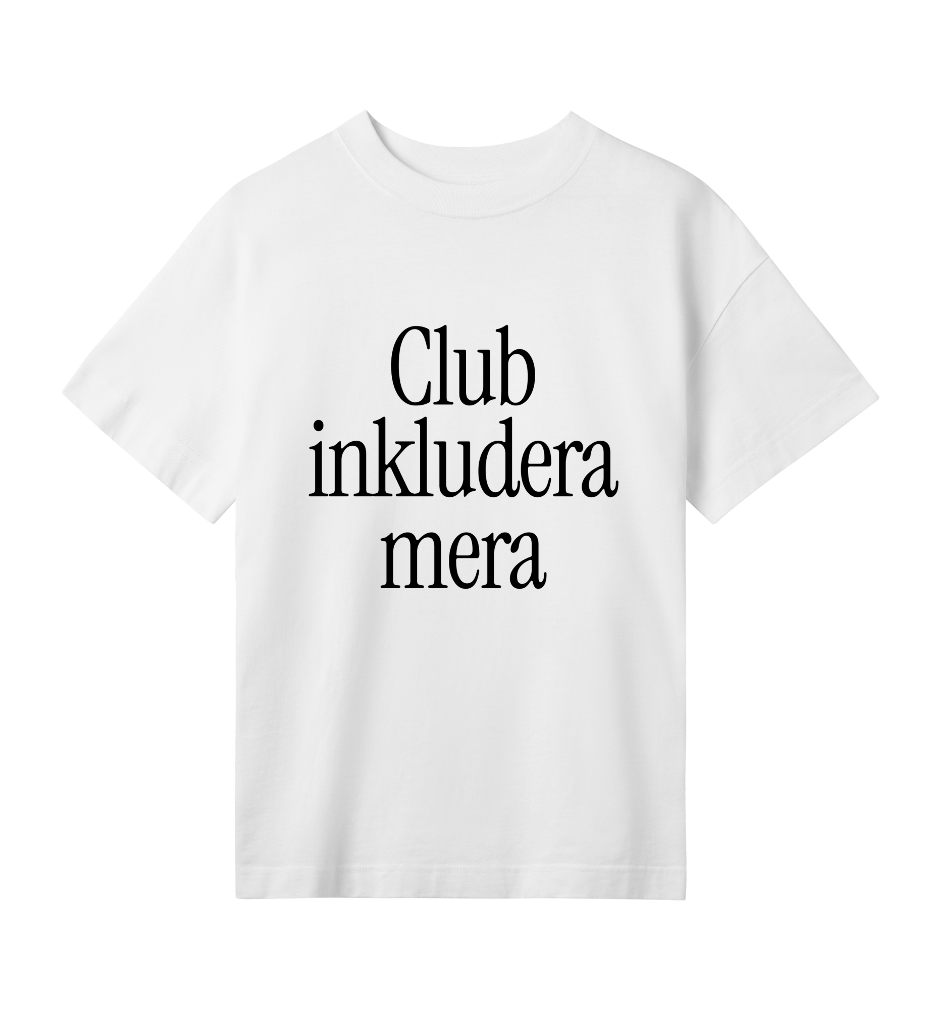 Club Inkludera Mera - Womens Oversized Tee