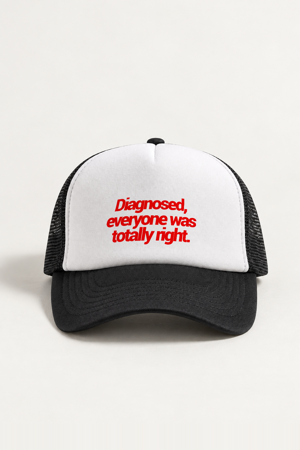 Diagnosed - Trucker Cap · front
