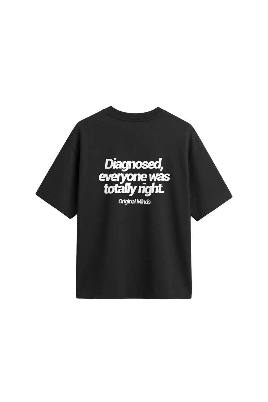 Diagnosed - Women's T-shirt Oversized Fit · Off black · back