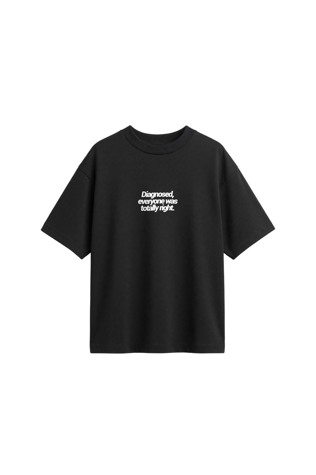 Diagnosed - Women's T-shirt Oversized Fit · Off black · front