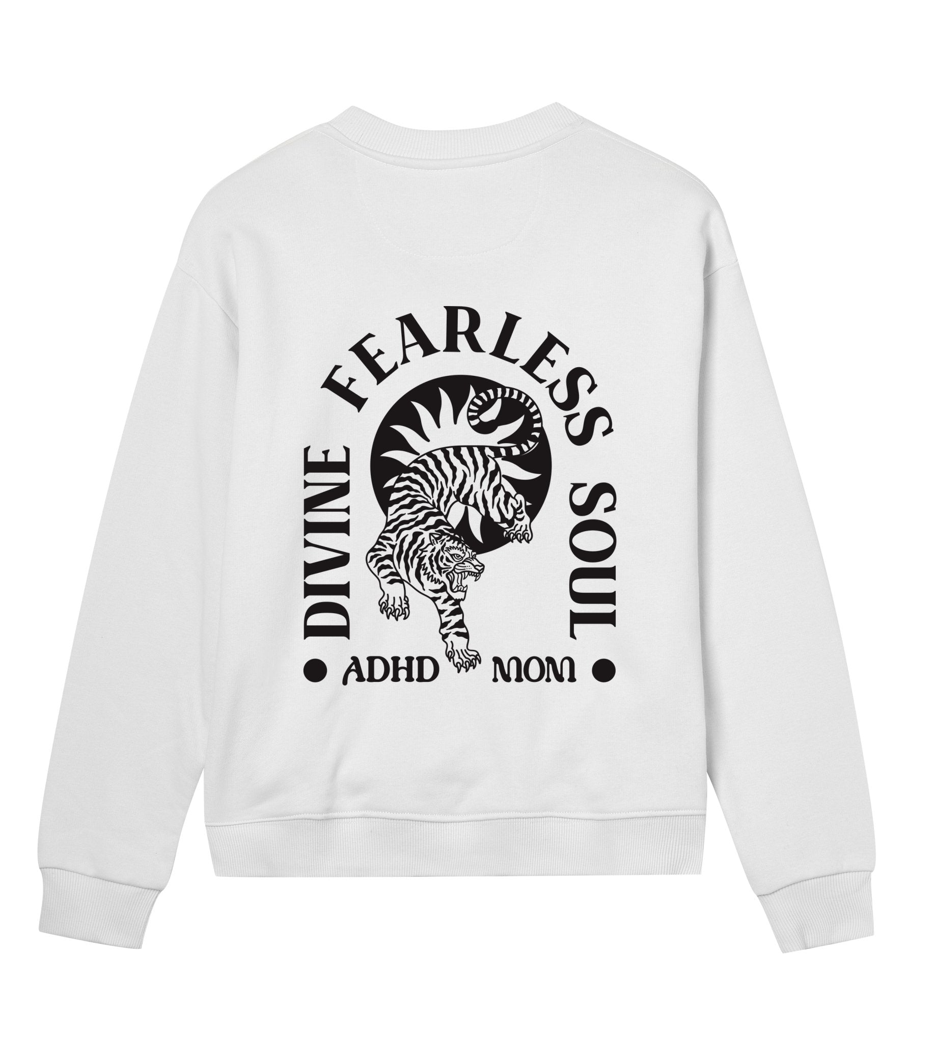 Divine Fearless ADHD Mom - Womens Regular Sweatshirt