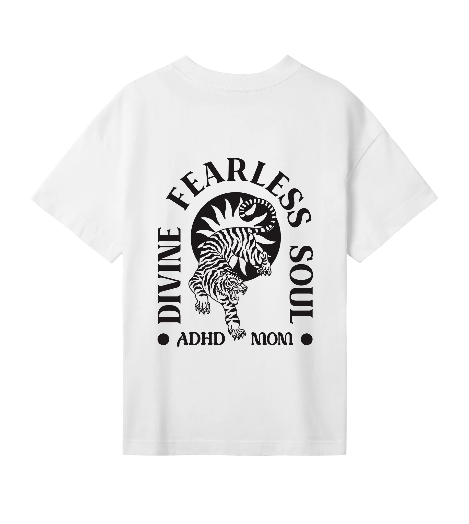 Divine Fearless ADHD Mom - Women’s T-shirt oversized fit — back