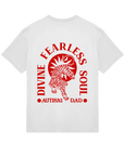 Divine Fearless Autism Dad -  Men’s T-shirt boxy fit — back