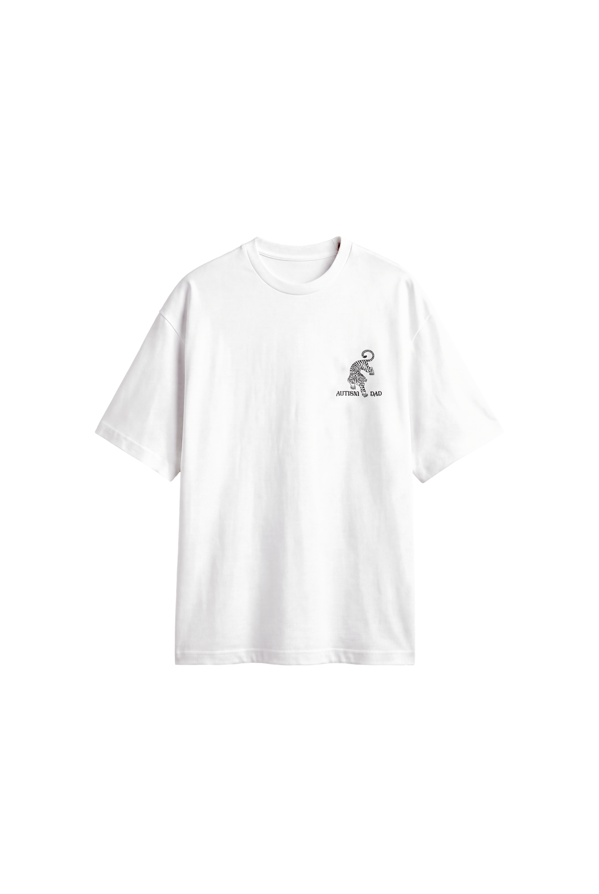 Divine Fearless Autism Dad - Men's T-Shirt Oversized Fit front