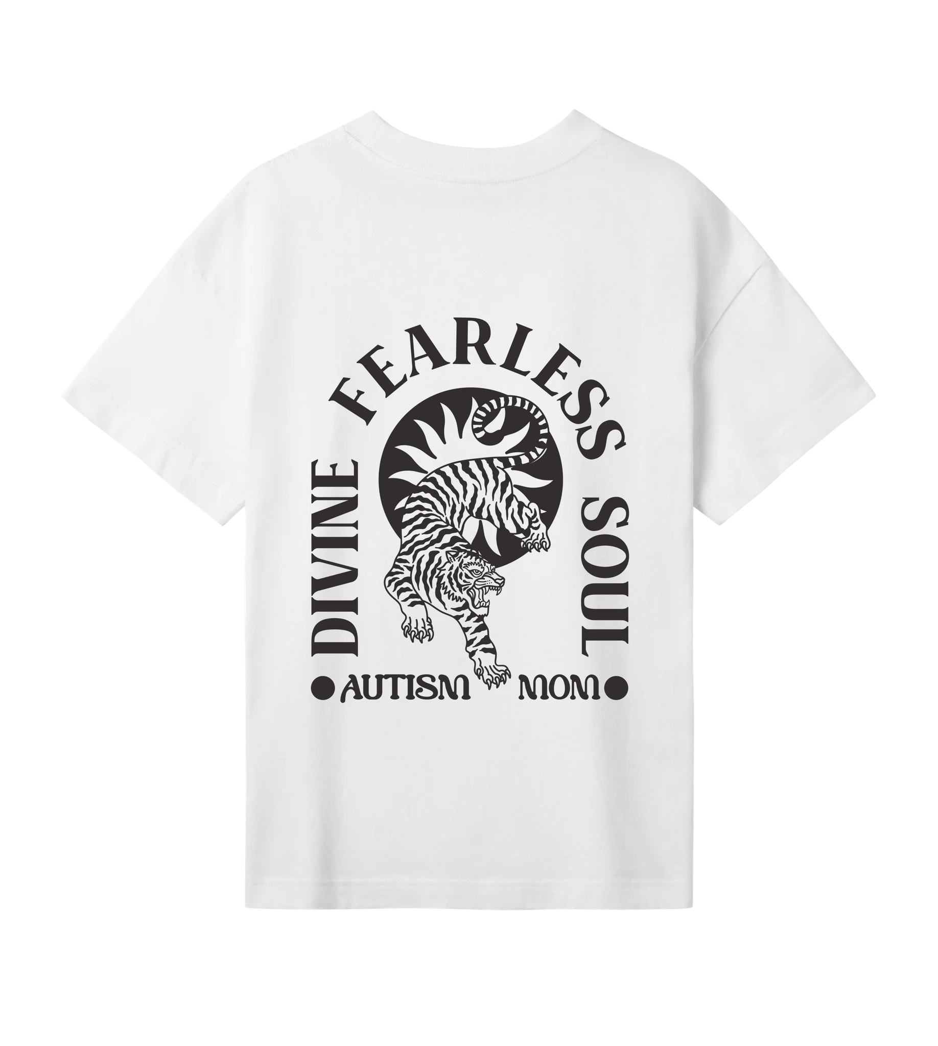 Divine Fearless Autism Mom - Women’s T-shirt oversized fit — back