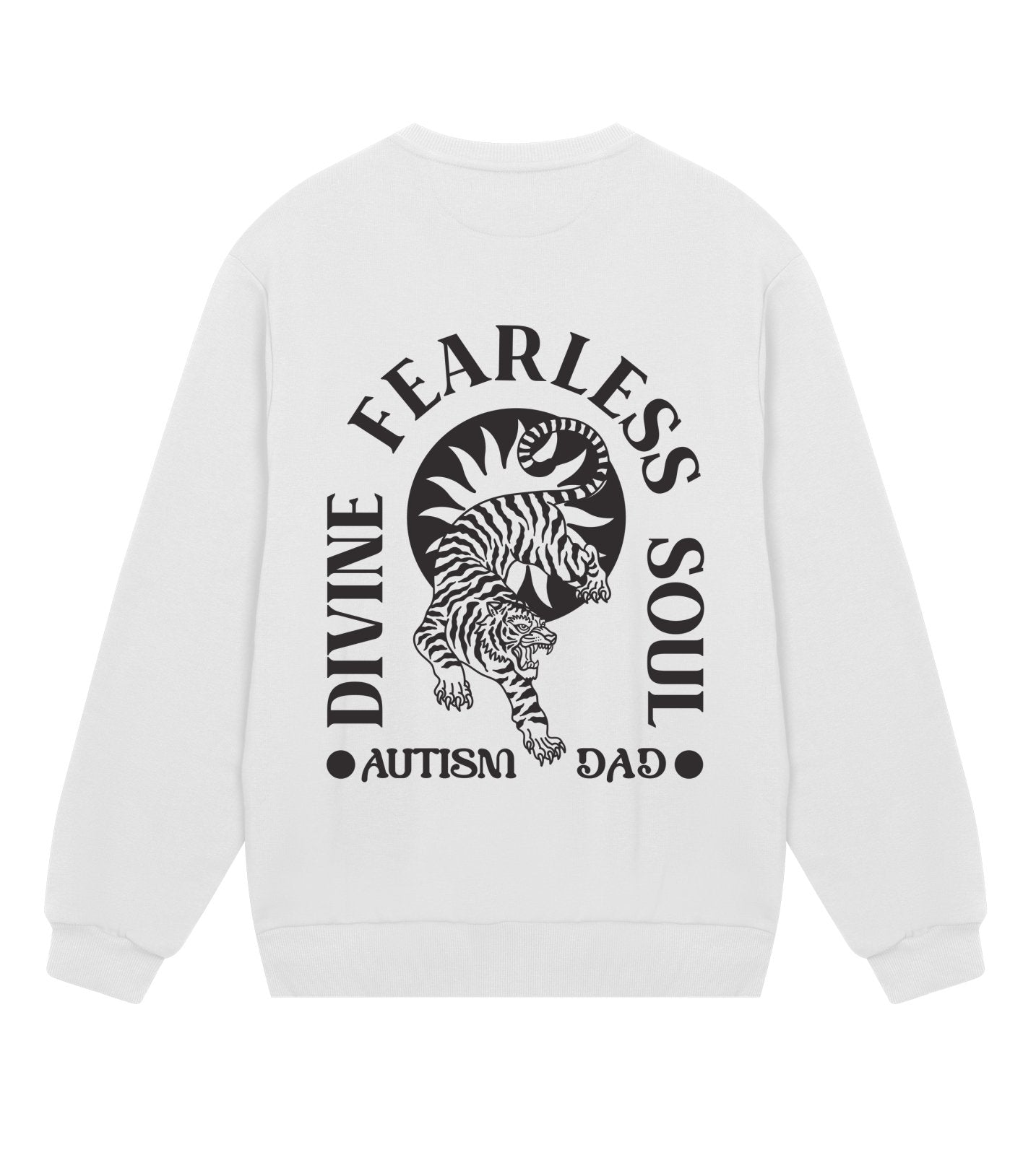 Divine Fearless Dad - Mens Regular Sweatshirt