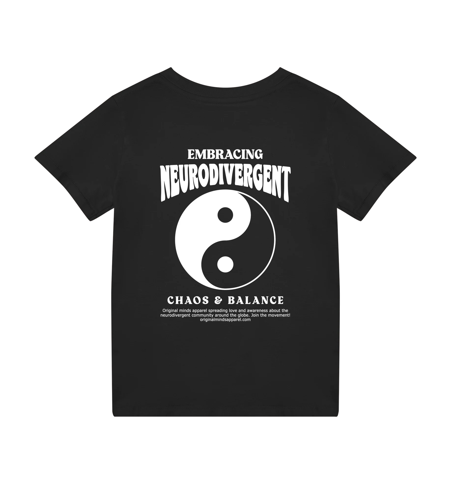 Embracing Neurodivergent - Kids T-shirt — back