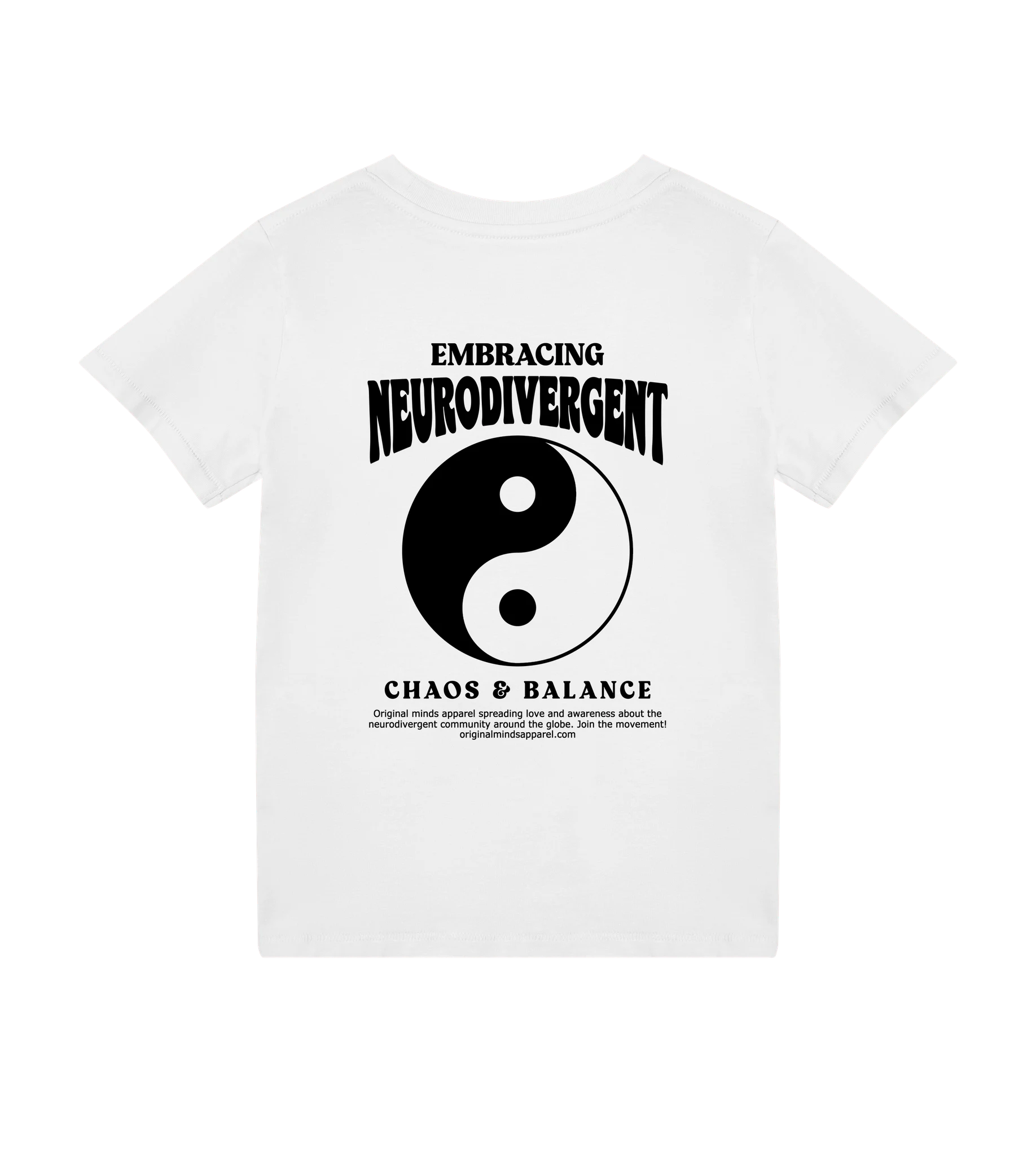 Embracing Neurodivergent - Kids T-shirt — back