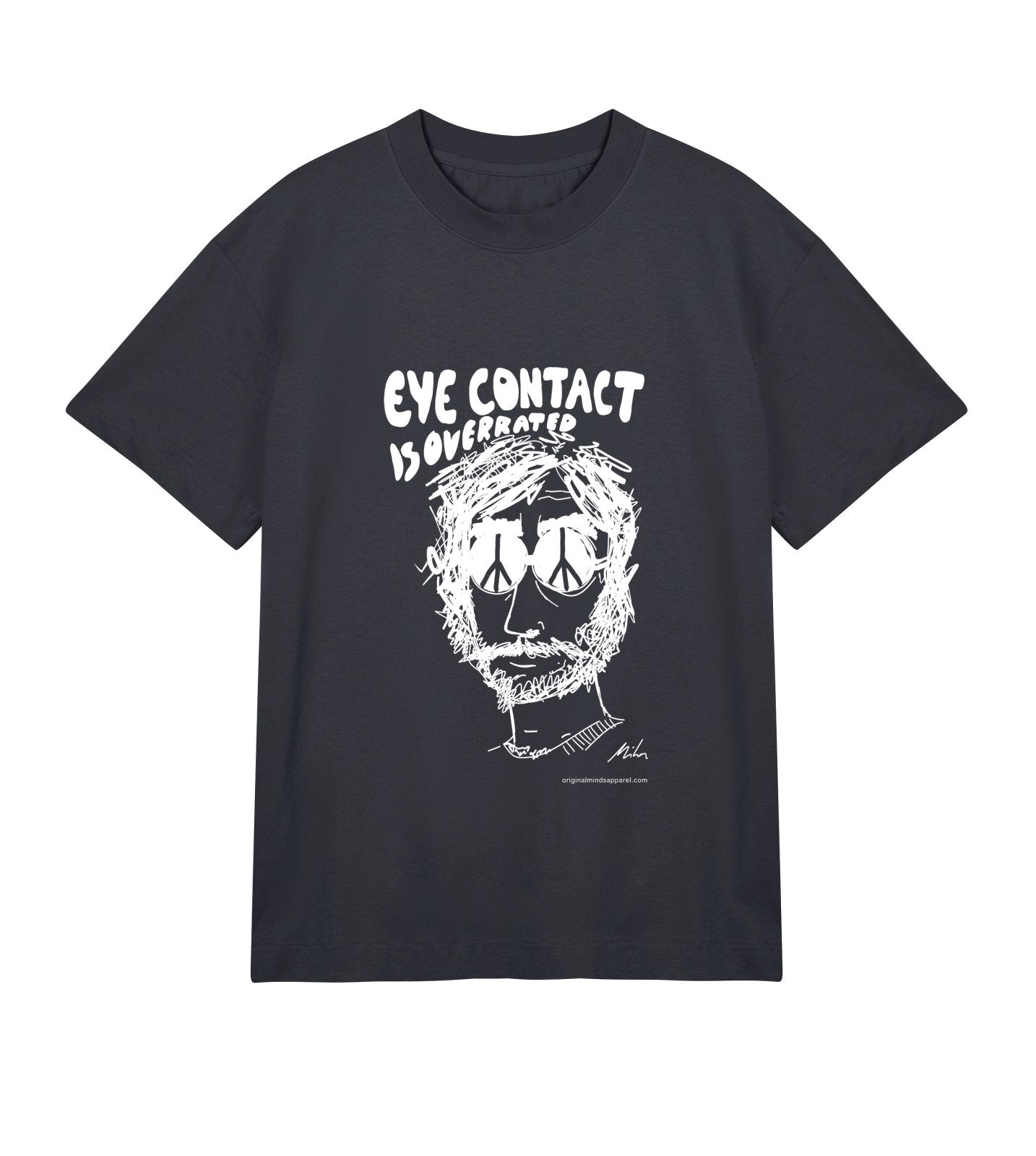 Eye Contact Is Overrated - Men Boxy Tee