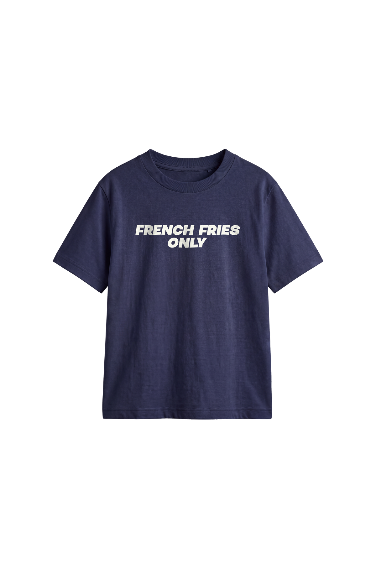 French fries only - Kids T-shirt French Navy — front