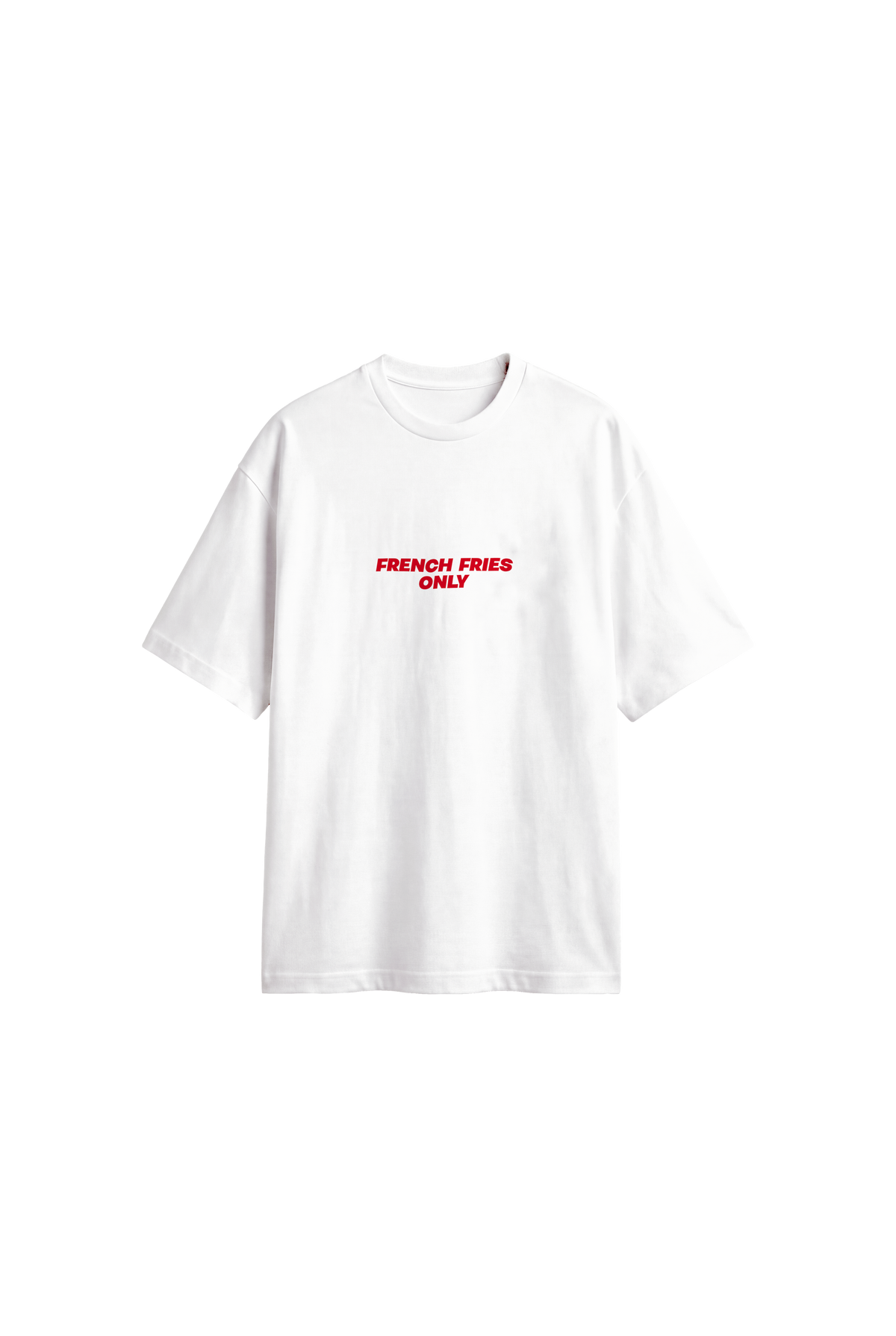 French Fries Only - Mens Oversized T-shirt front