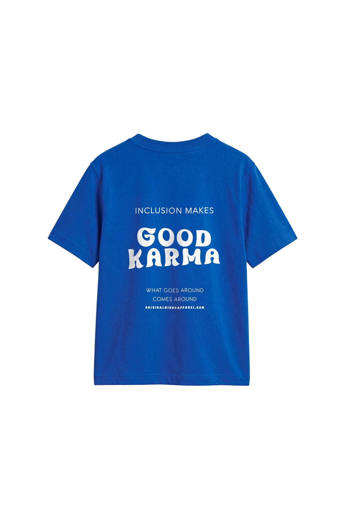 Good Karma - Kids T-shirt Bright Royal — back