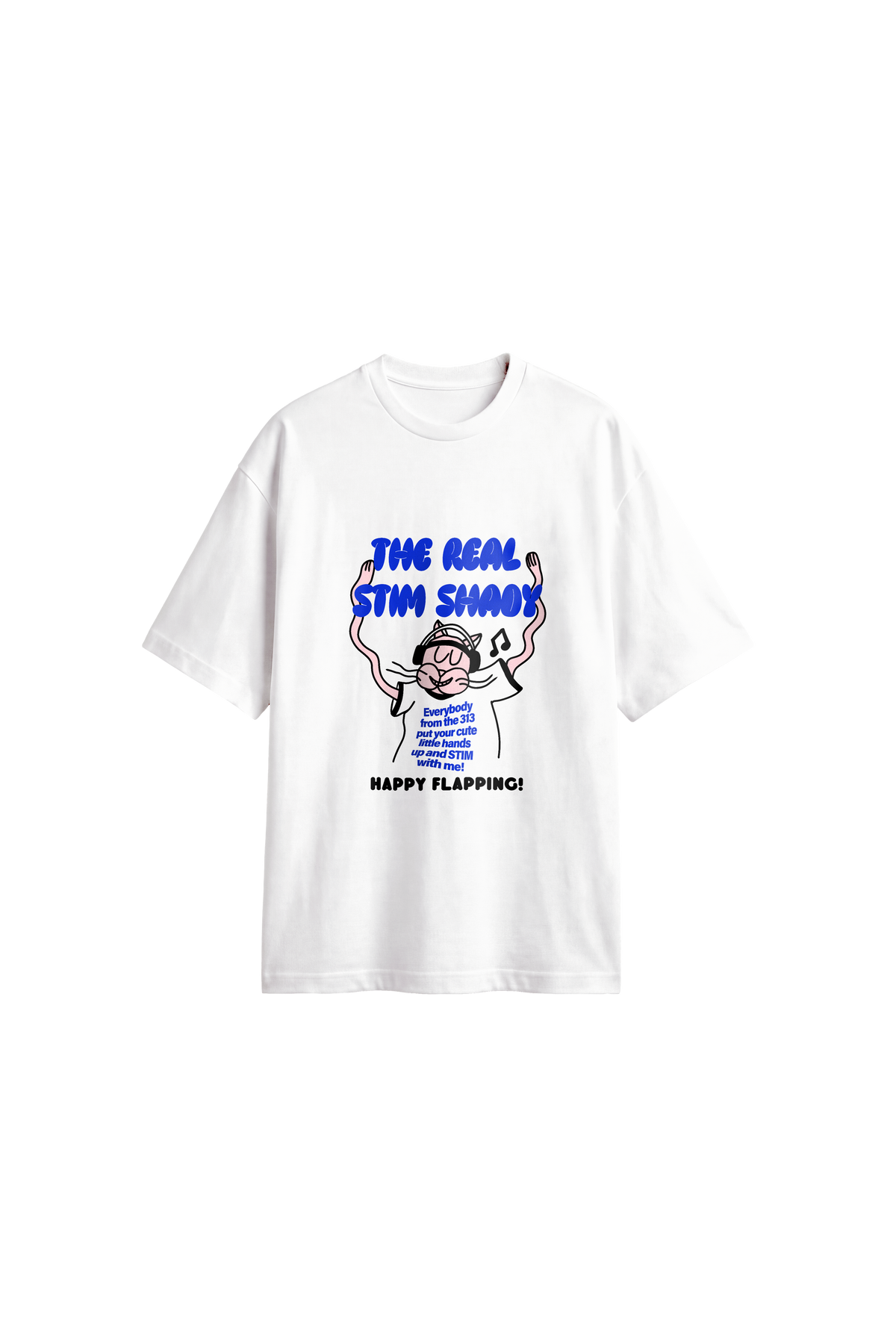Happy Flapping - Men's T-Shirt Oversized Fit front