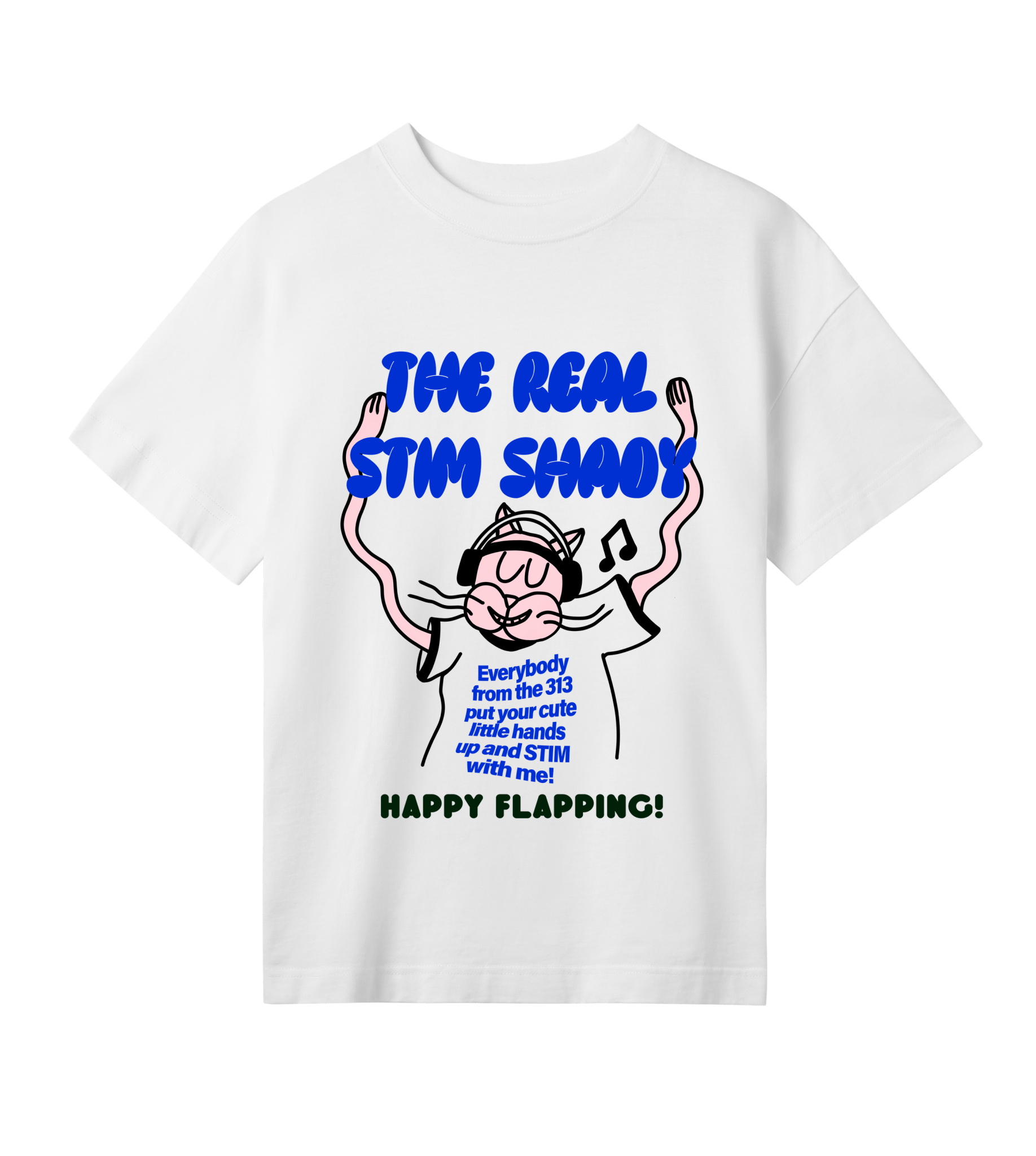 Happy Flapping - Womens Oversized Tee