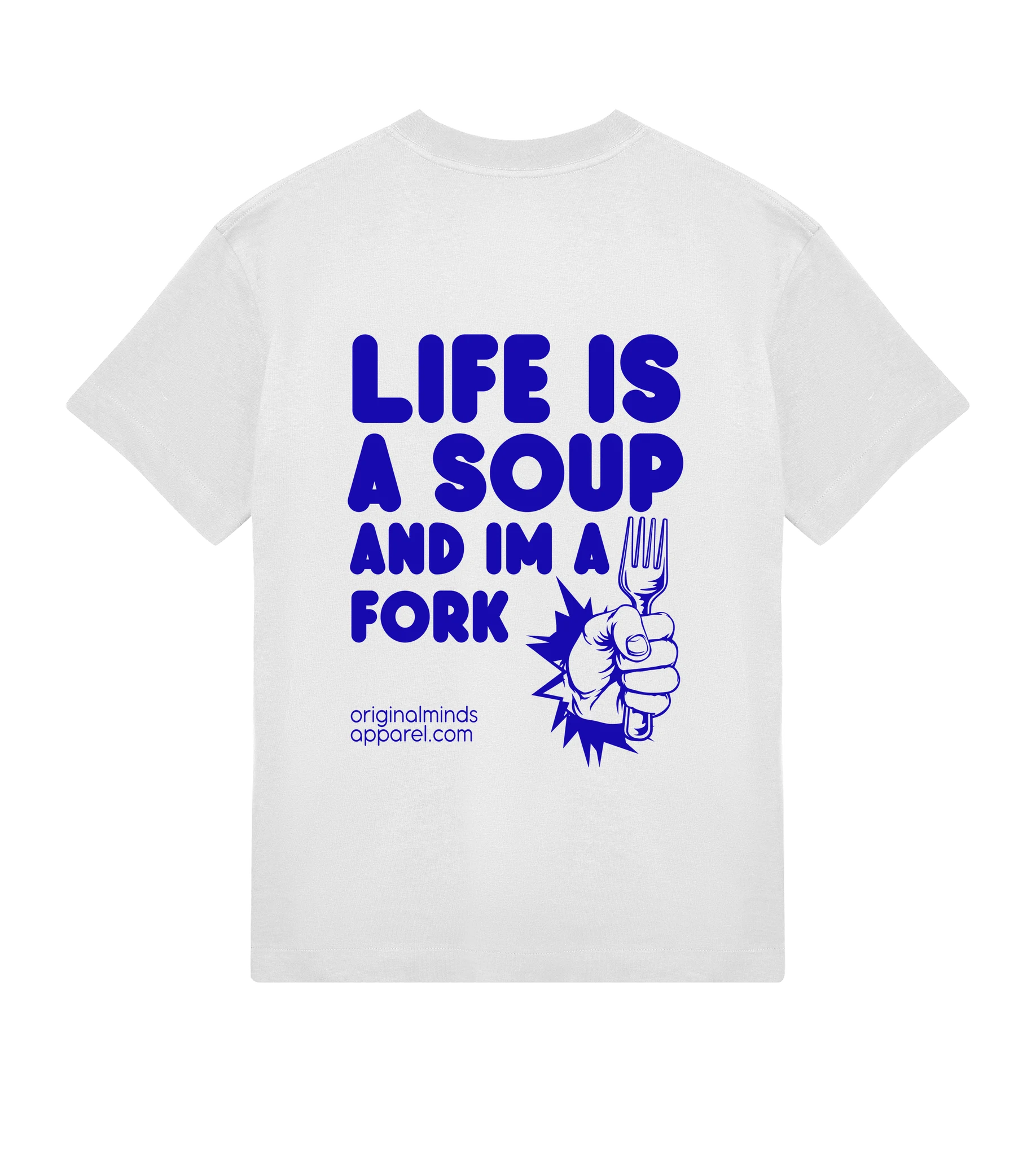 Life Is A Soup -  Men’s T-shirt boxy fit — back