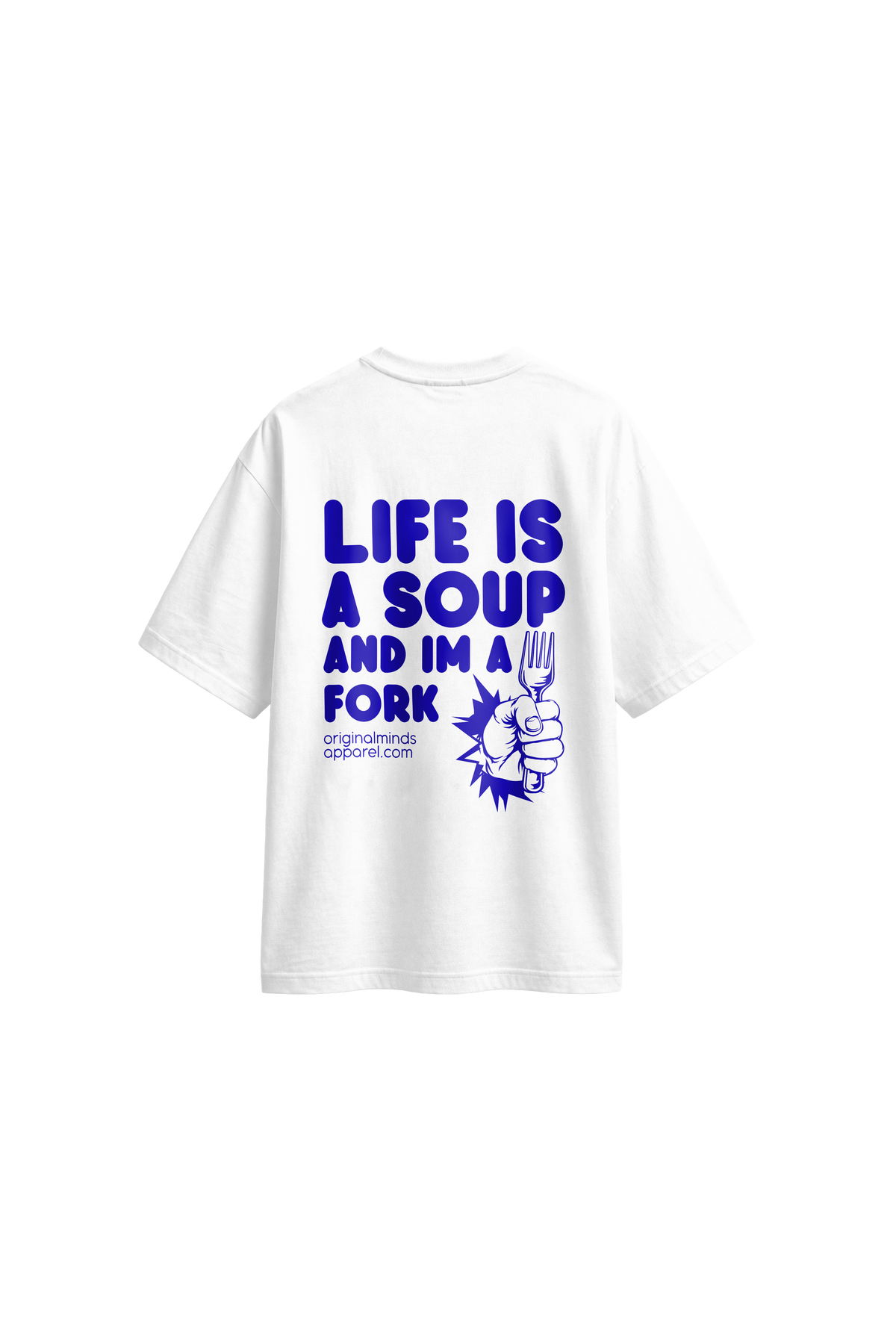 Life Is A Soup - Men's T-Shirt Oversized Fit back