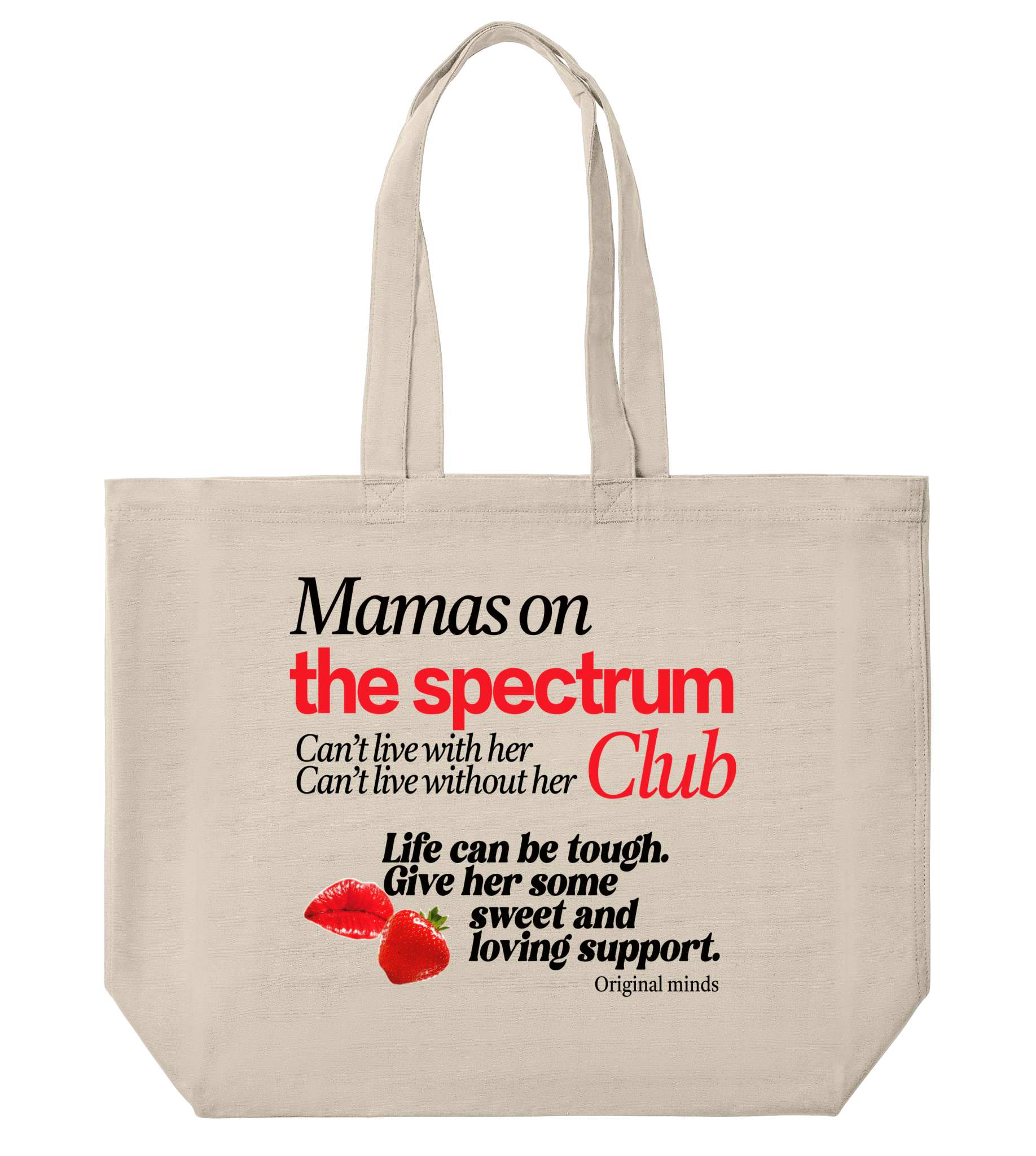 Mamas On - Canvas Large Tote