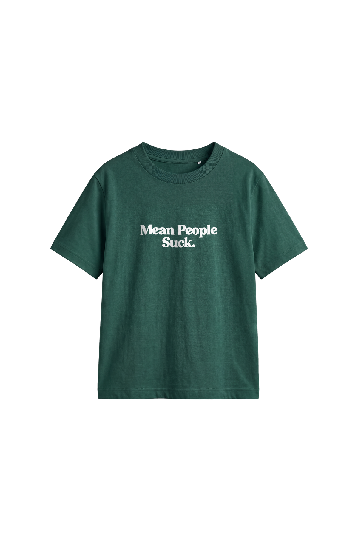 Mean People Suck - Kids T-shirt Bottle Green — front