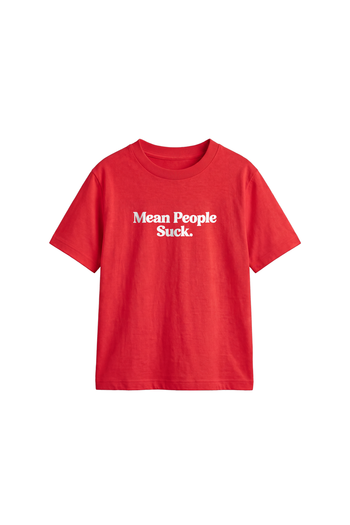 Mean People Suck - Kids T-shirt Bright Red — front