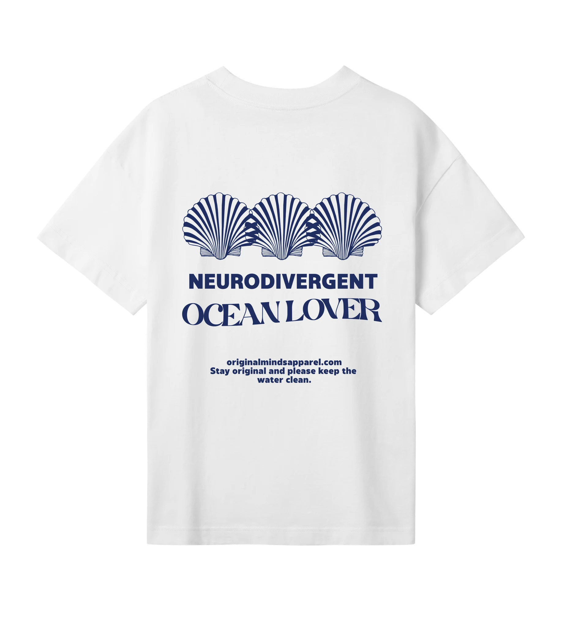 Neurodivergent Ocean Lover - Women’s T-shirt oversized fit — back